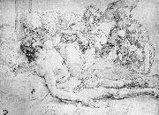 Albrecht Durer The Lamentation oil